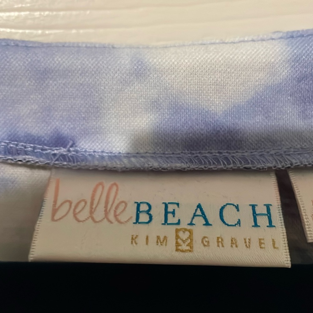 Kim Gravelle Beach Blue and Purple and White Sheath Dress Great for Golf 
NWOT - Picture 2 of 7